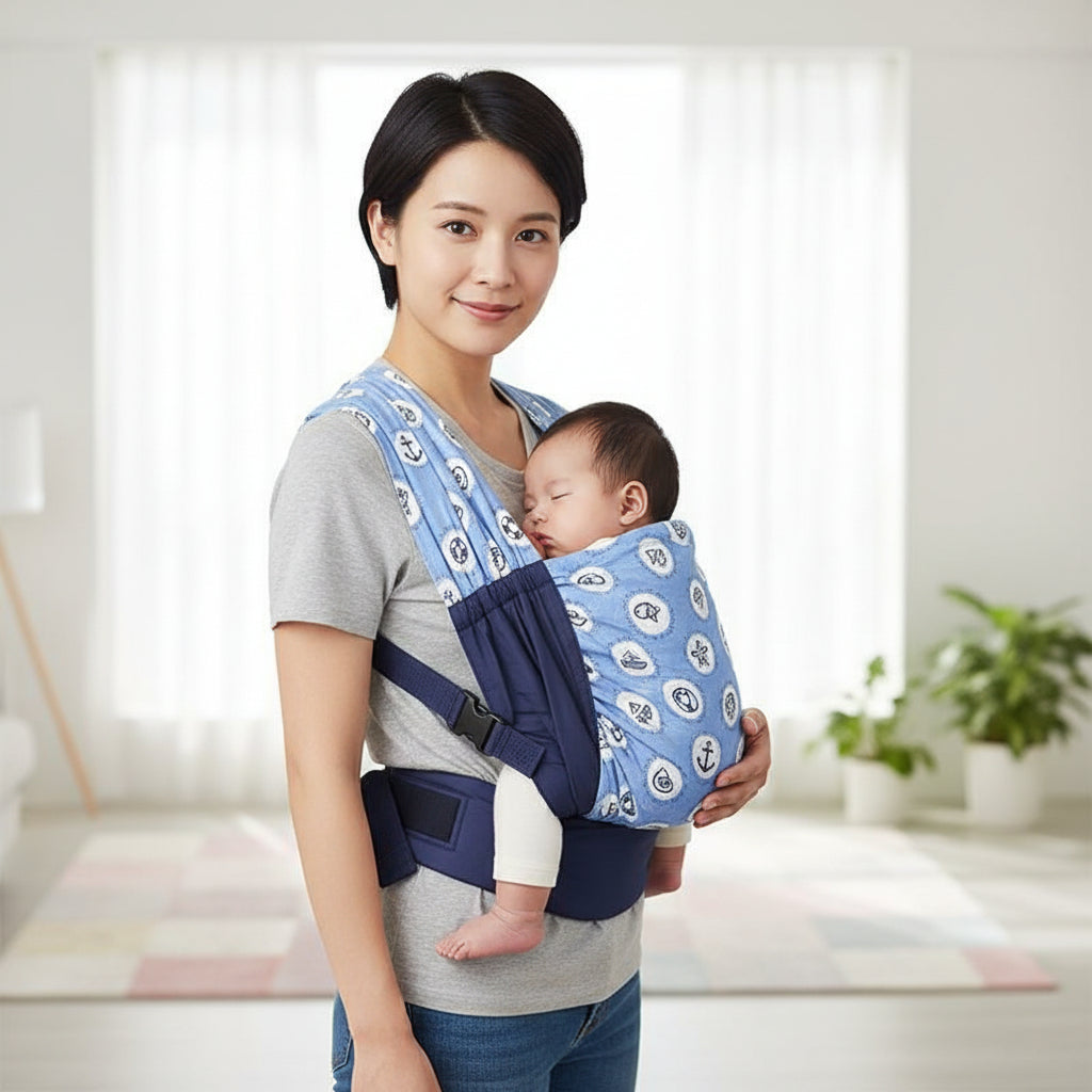 Baby Carrier Newborn Sling Carrier Adjustable Wrap - Image 3