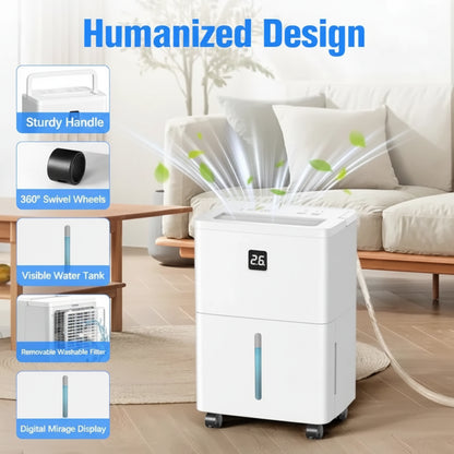 Basement Dehumidifier Home 25 Pint Portable - Image 6