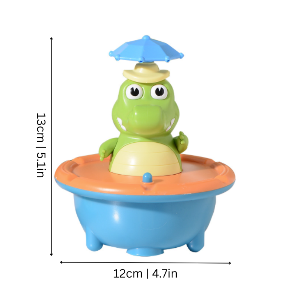 Bath Toy Toddlers Colorful Lights Floating Water Spraying - Image 2