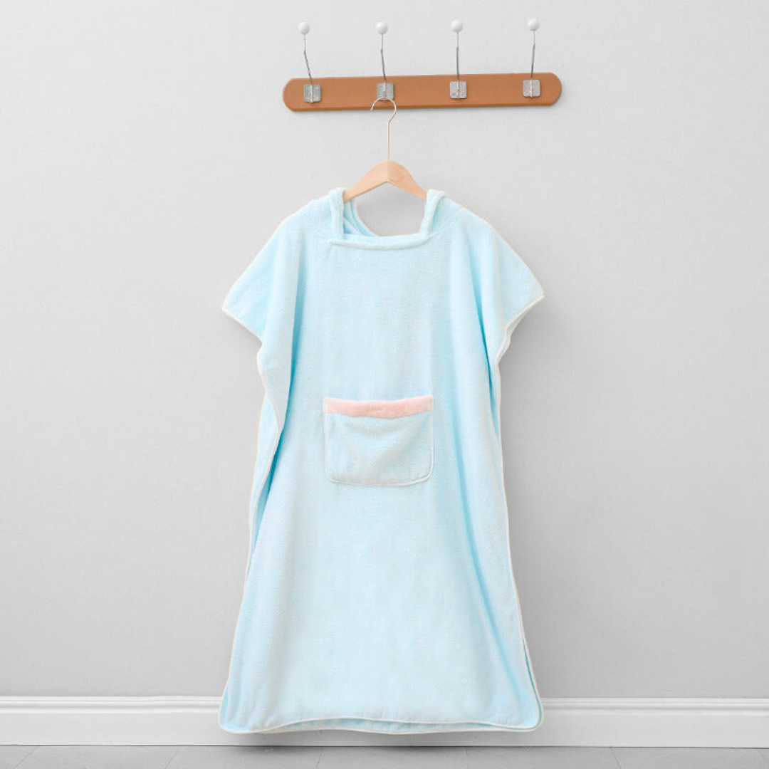 Bathrobe Poncho Hooded Pocket Design - Image 6