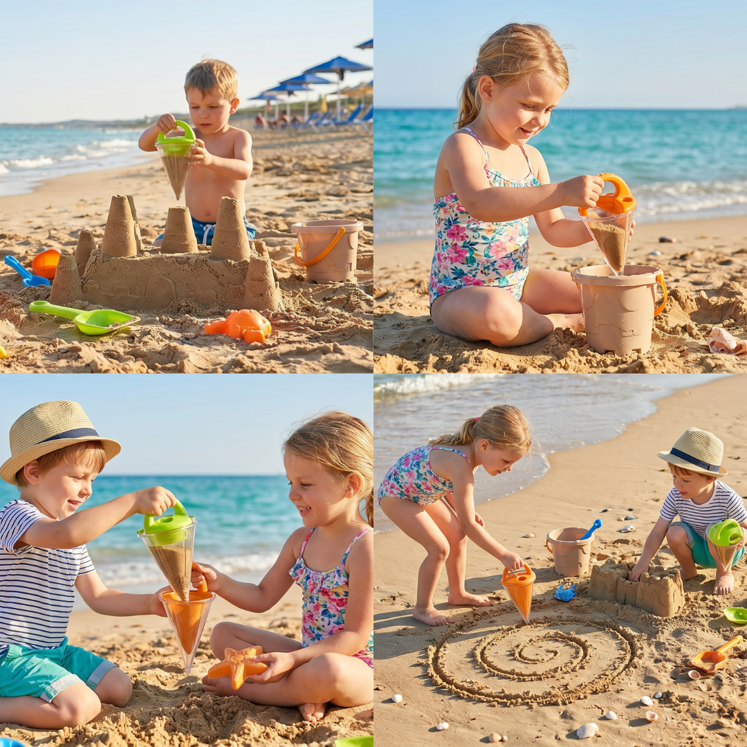 Beach Toy Sand Set Creative Play Funnel Toy - Image 4