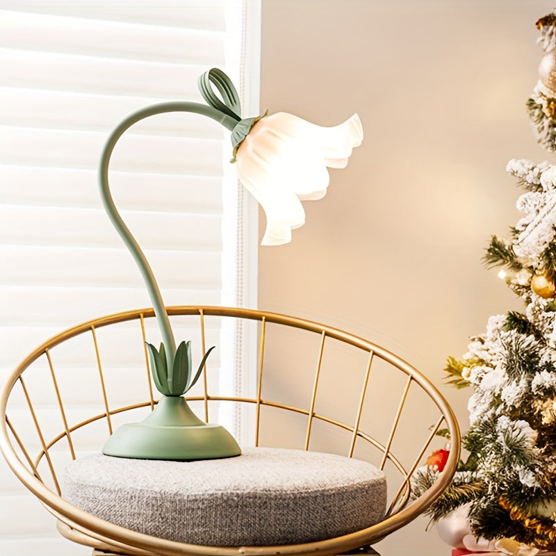 Lámpara de mesa floral | Alimentada por USB