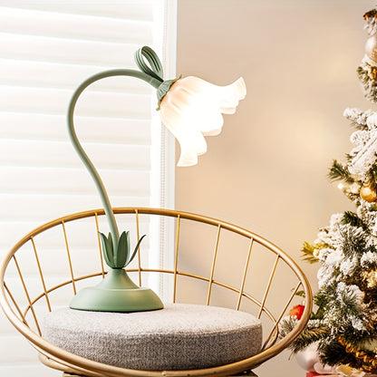 Lámpara de mesa floral | Alimentada por USB