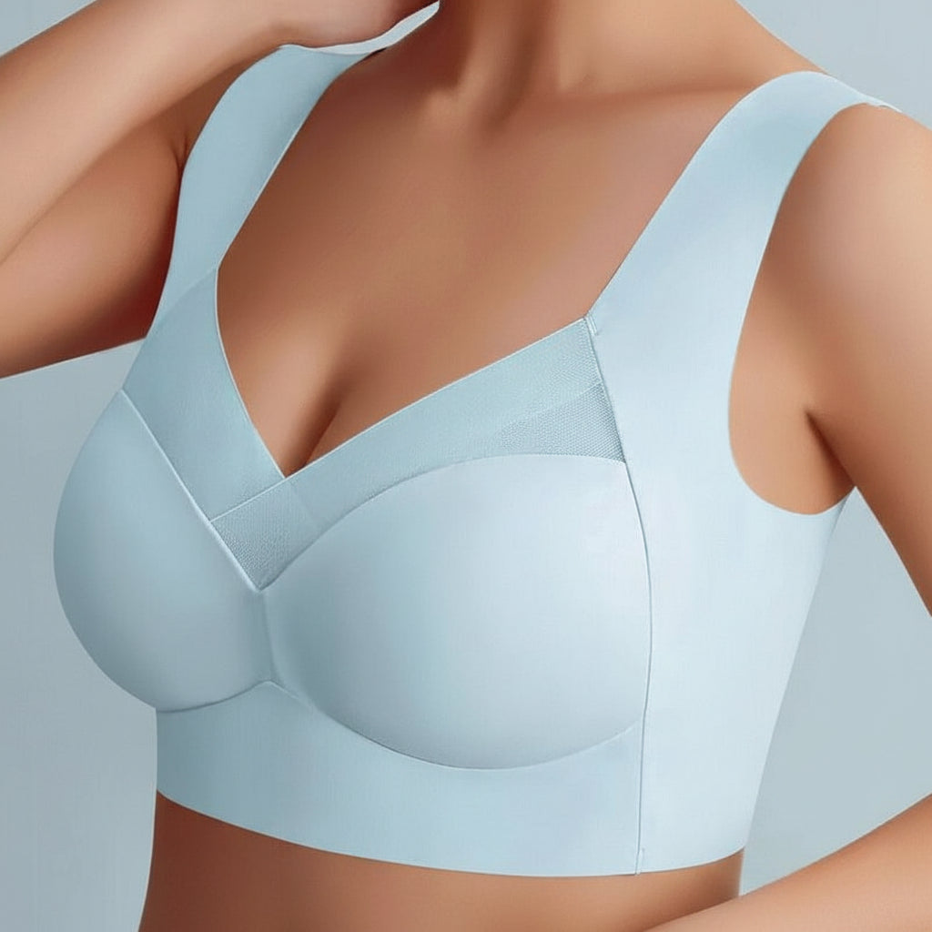 Seamless Push Up Bra Women Comfortable Wireless Lift Soft Fit