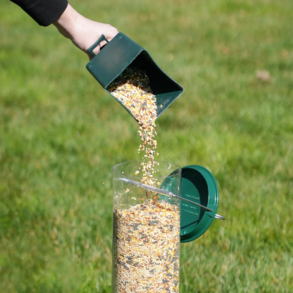Bird Feeder Squirrel Proof Hanging Metal Wild Bird Seed Tube - Image 3