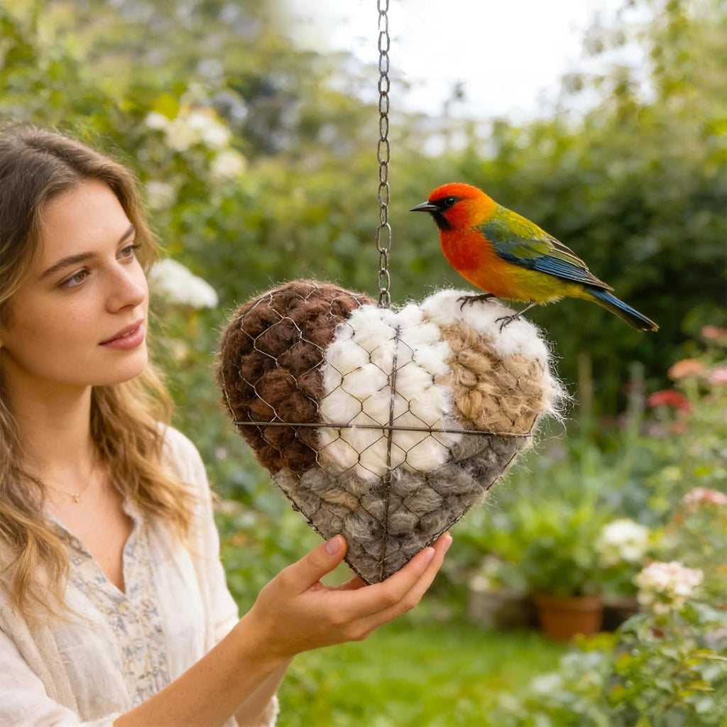 Bird Nesting Material Heart Shape Natural Habitat - Image 2
