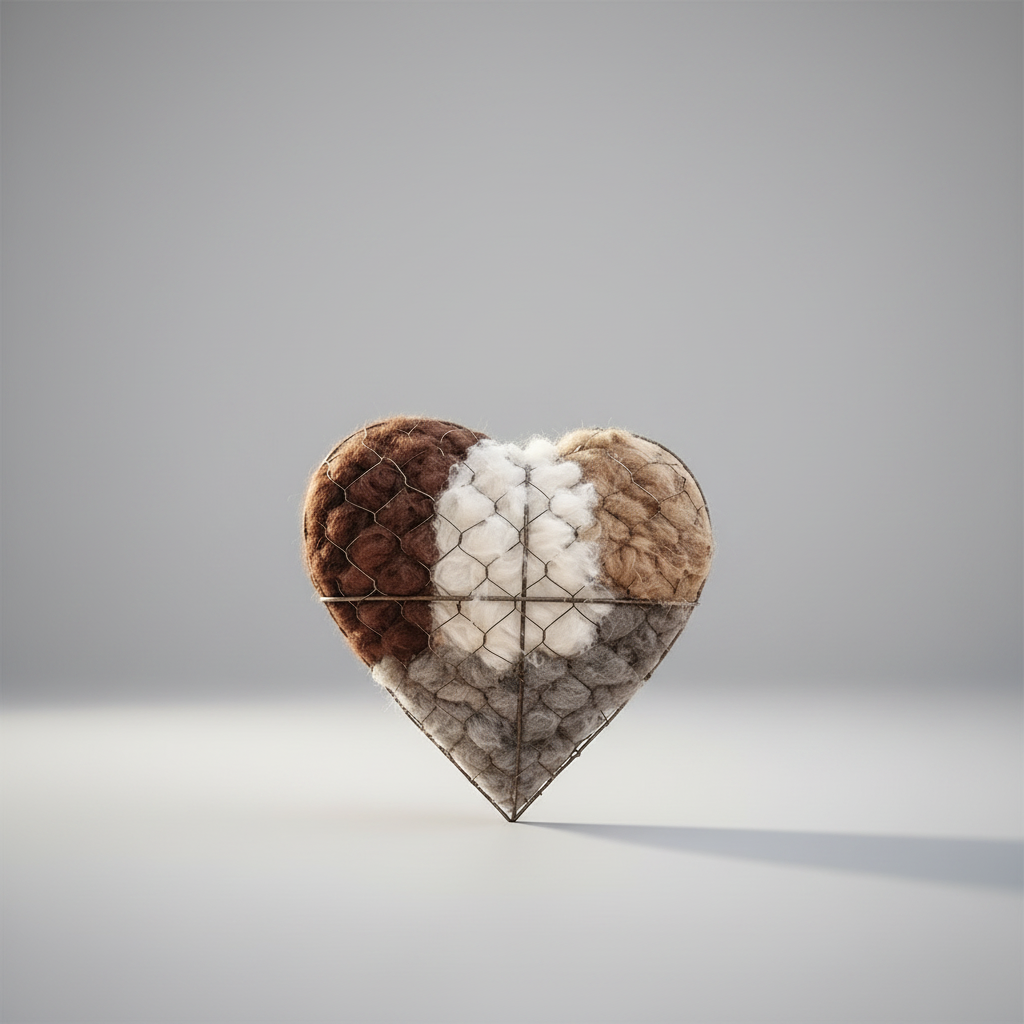 Bird Nesting Material Heart Shape Natural Habitat - Image 5