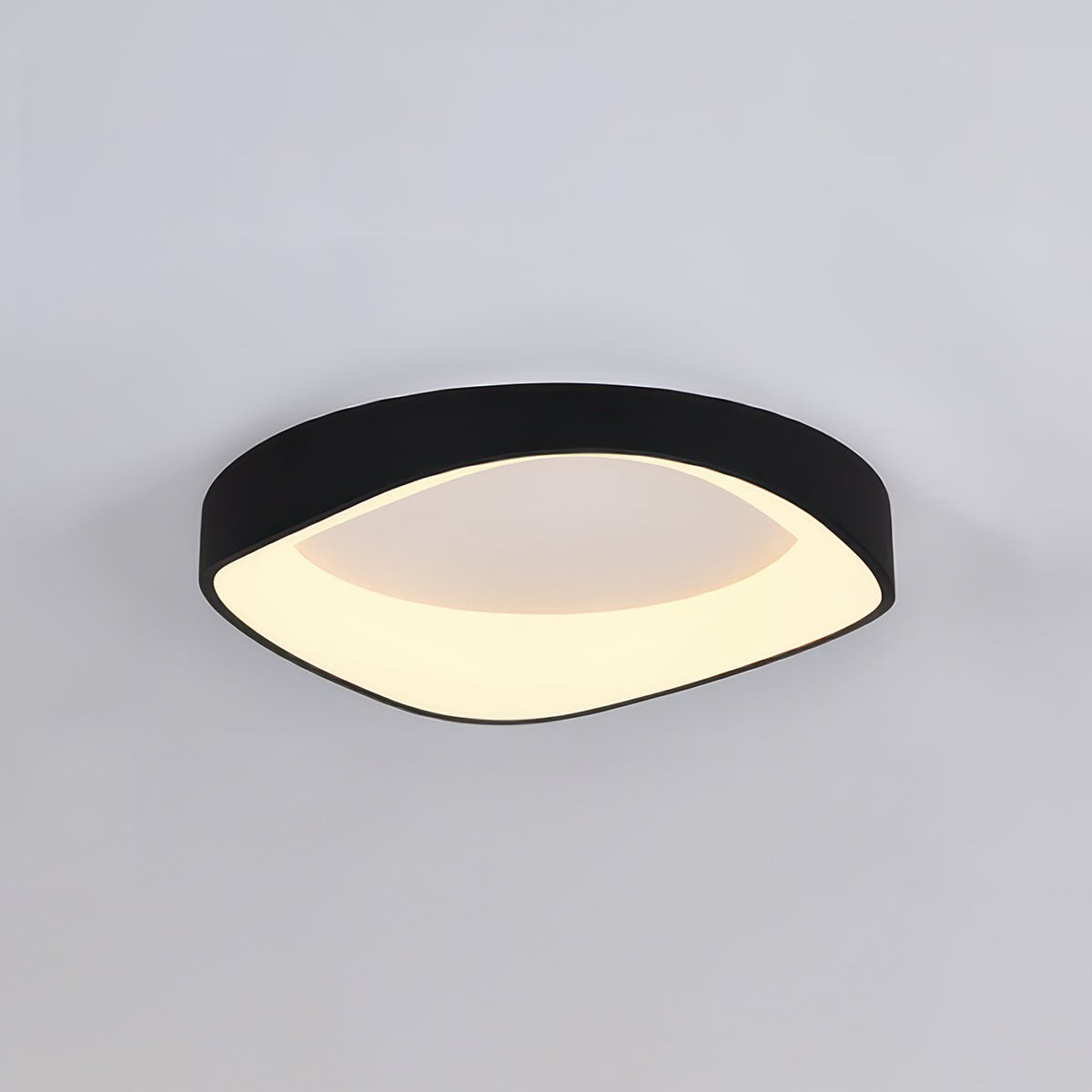 Nordisk kunstnerisk træstruktur loftslampe