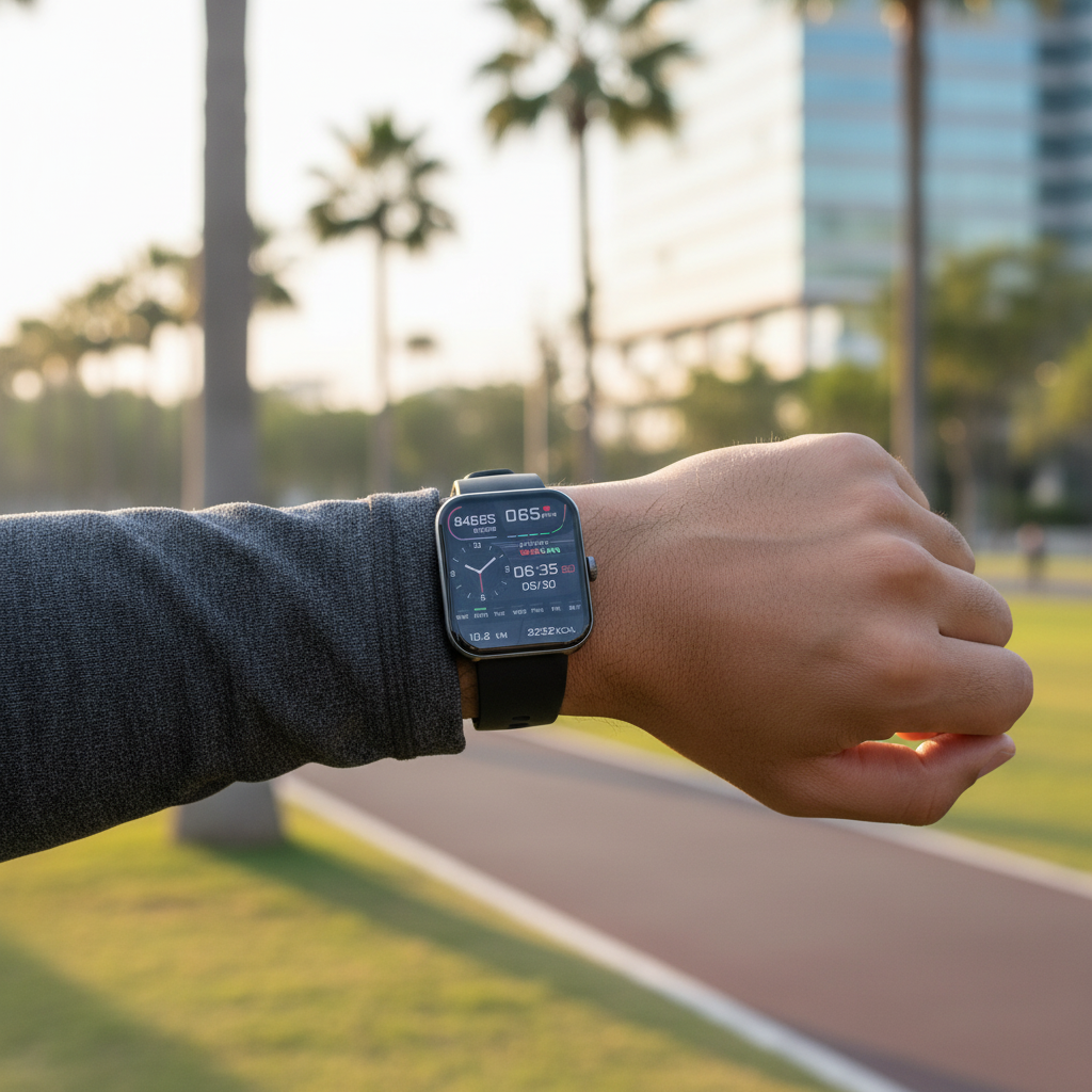 Blood Pressure Fitness Tracker Smartwatch Health - Image 1