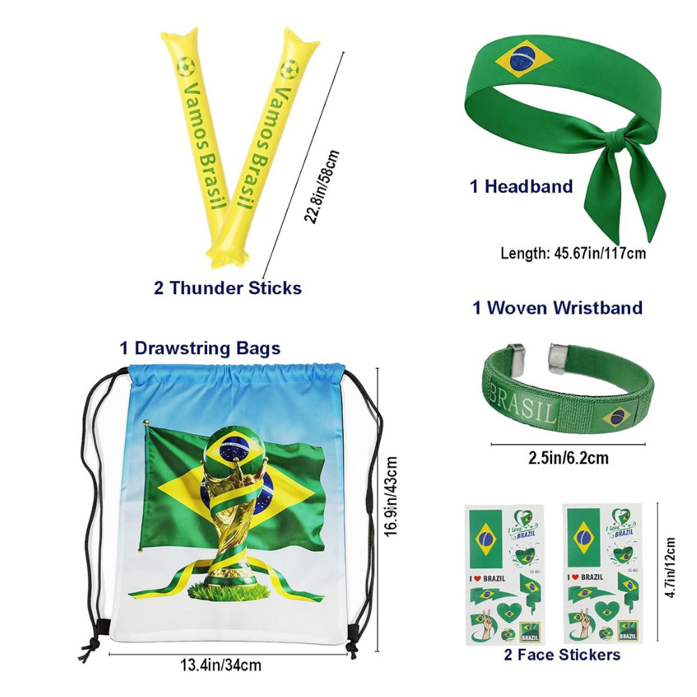 Brazil Flag World Cup Kit Fan - Image 4