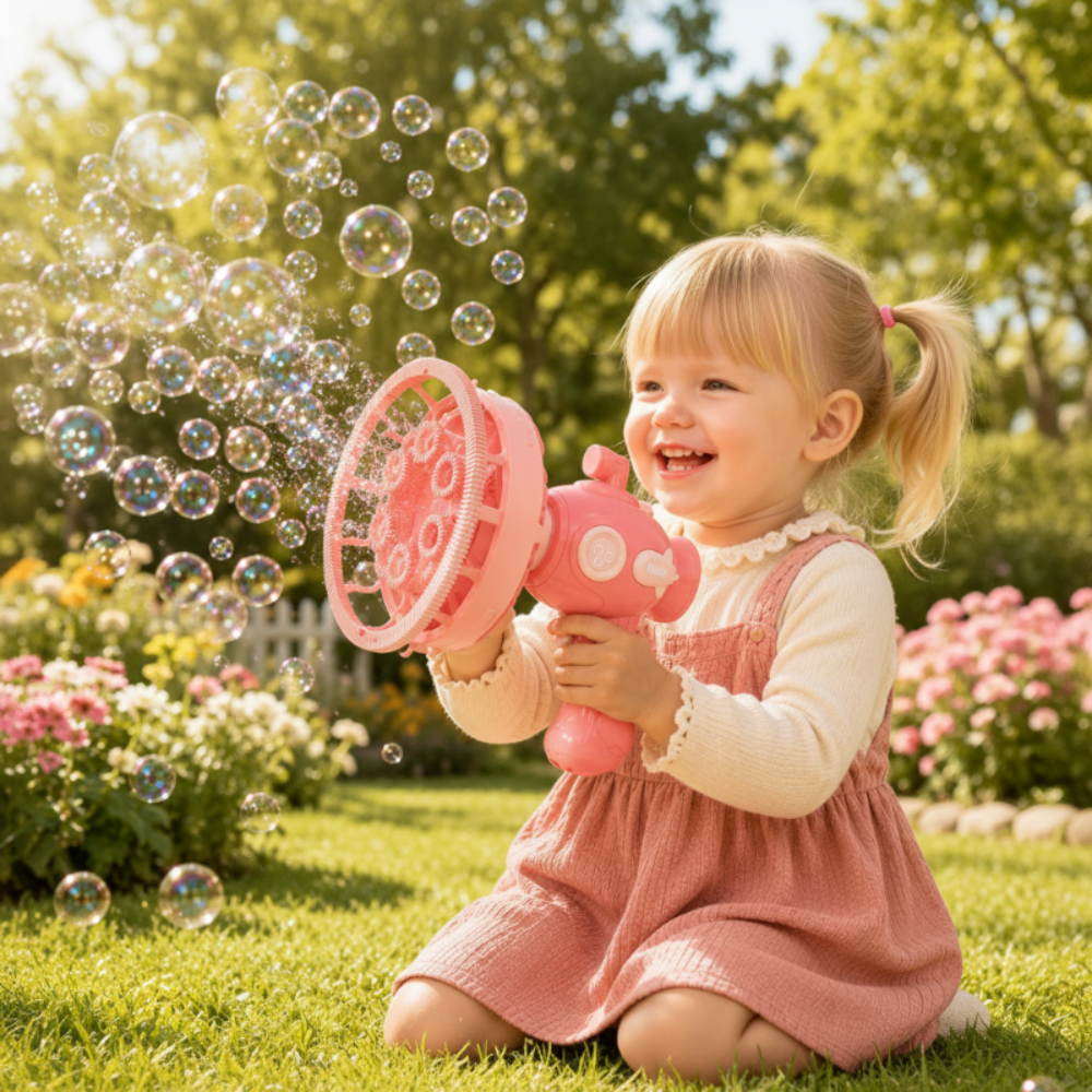 Bubble Gun Bubble Maker Automatic Toy - Image 2