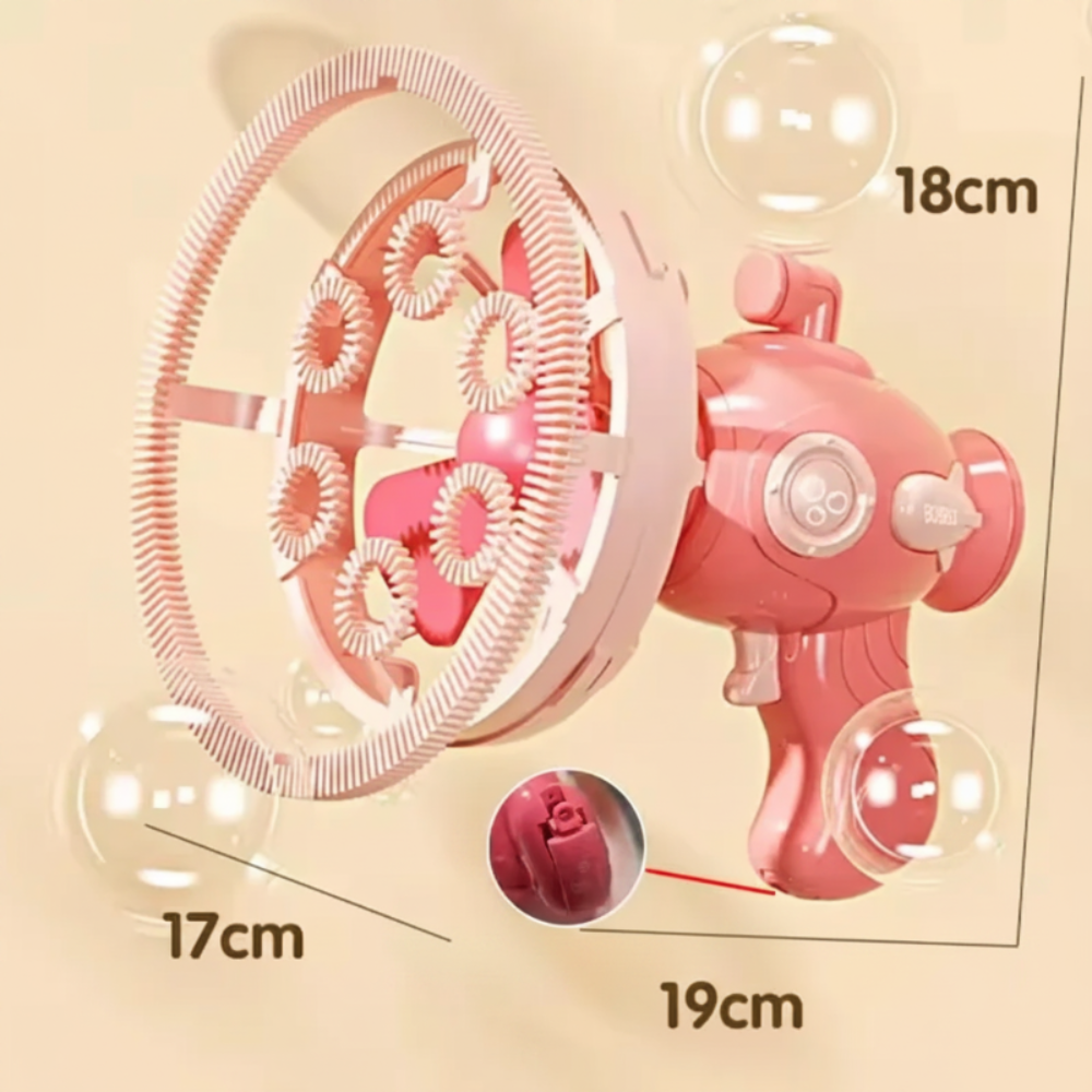 Bubble Gun Bubble Maker Automatic Toy - Image 7