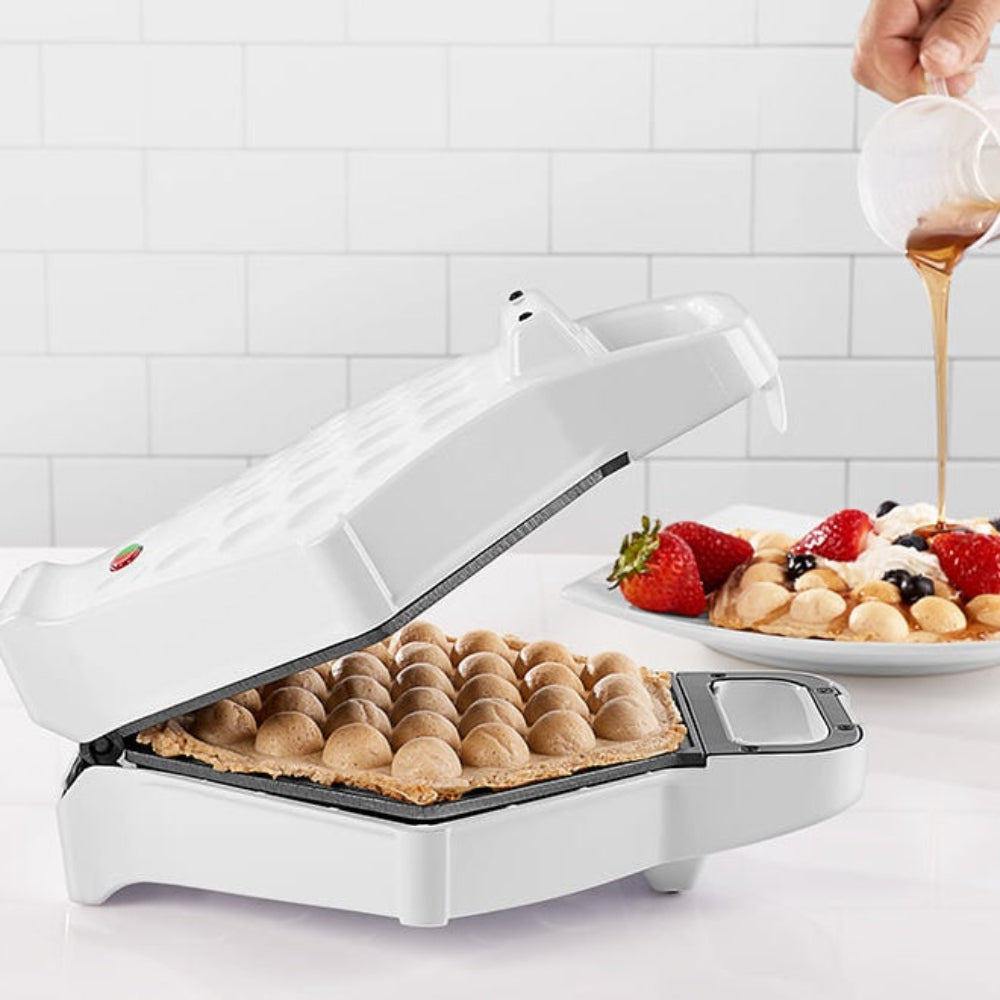 Bubble Waffle Maker Quick Cooking Compact Nonstick Plate - Image 1