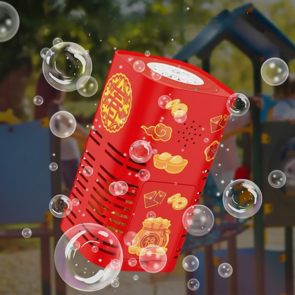Seifenblasenmaschine LED-Licht Spielzeug Kinder Outdoor Party Spaß