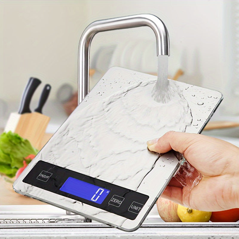 15kg Digital Kitchen Scale | USB Rechargeable Precision Food Weighing Scale