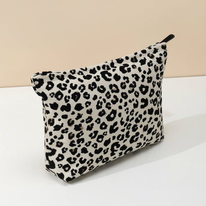 Borsa Trucco Organizer Cosmetici da Viaggio Pochette Leopardo Festa della Mamma
