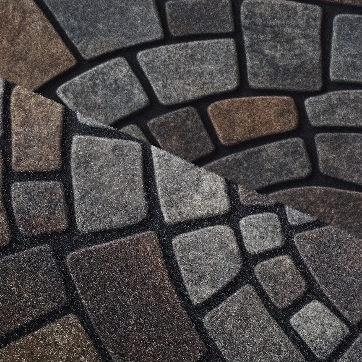 Half-Circle Mosaic Door Mat | Indoor & Outdoor Use