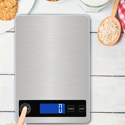 Bilancia da cucina digitale 15kg | Bilancia di precisione per alimenti ricaricabile USB