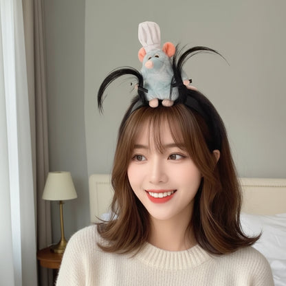 Cartoon Plush Headband Toy Cosplay Playful Anime Hair Accessories - Image 1