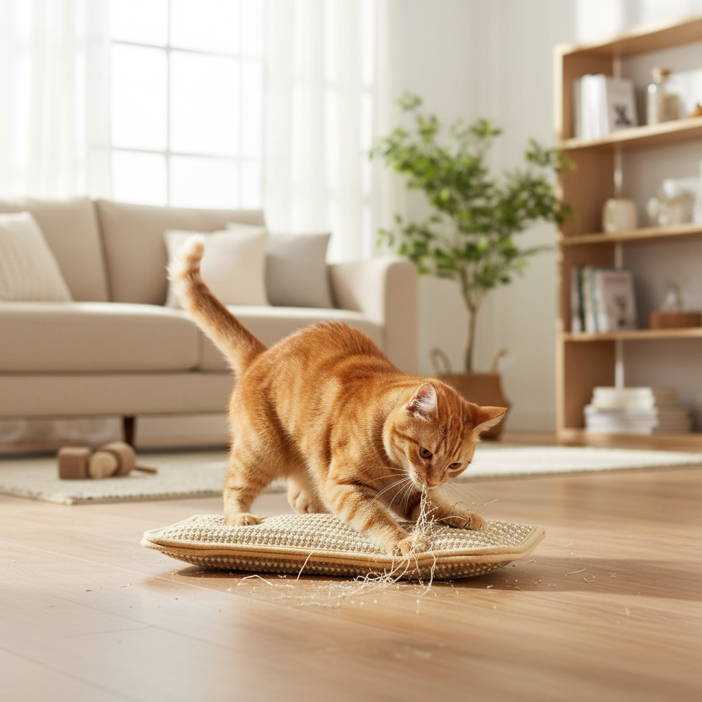 Cat Scratching Pillow Durable Scratching Surface Soft Cat Pillow - Image 3