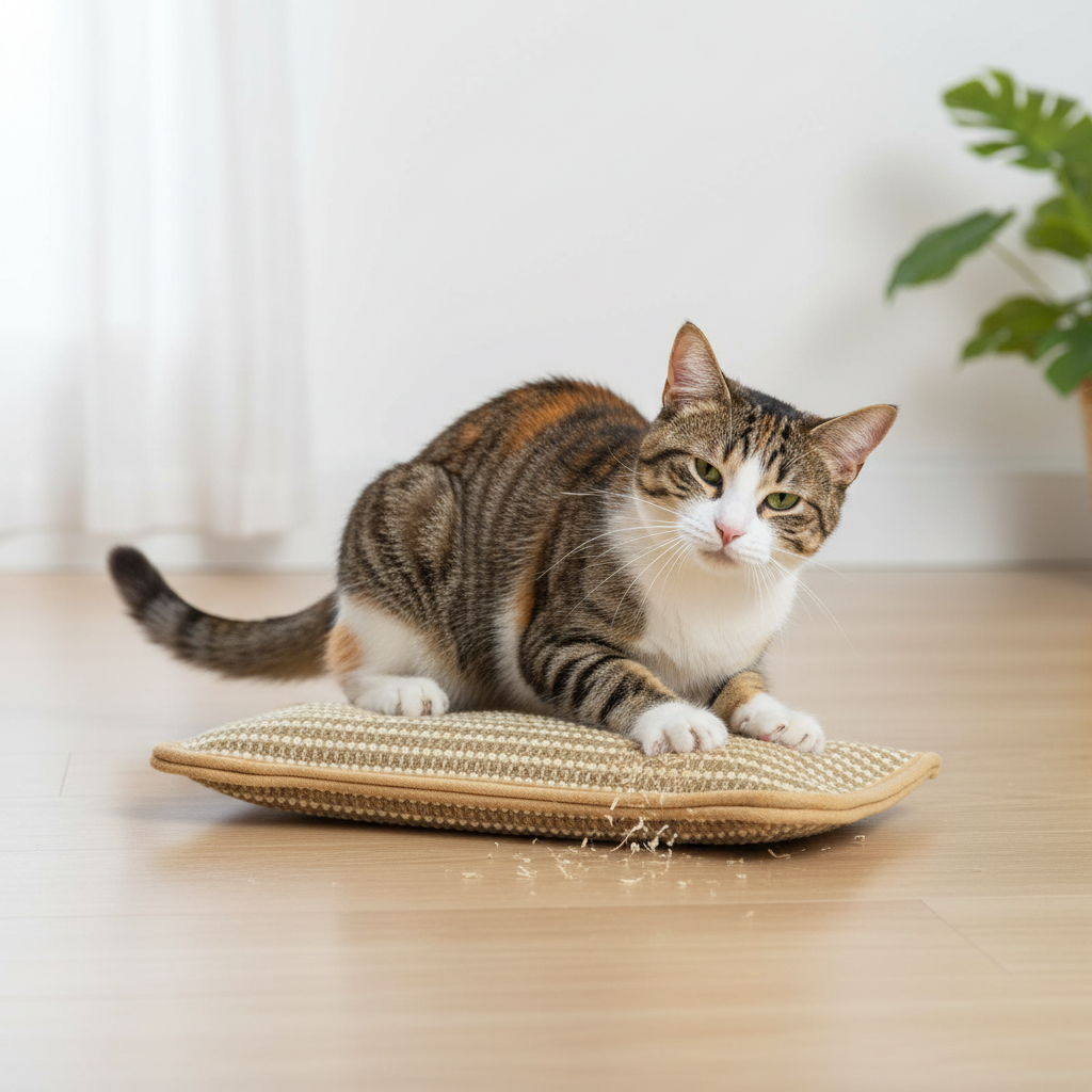 Cat Scratching Pillow Durable Scratching Surface Soft Cat Pillow - Image 4