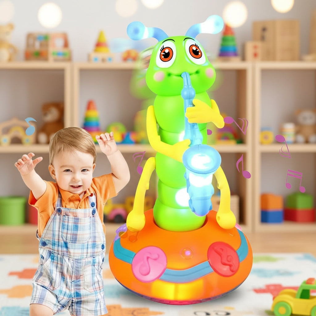 Giocattolo Bruco Bambini Musicale Luci Gioco Interattivo