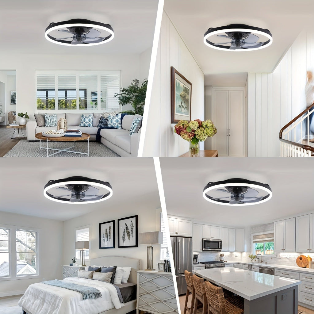 Ceiling Fan Light Modern LED Flush Mount - Image 6