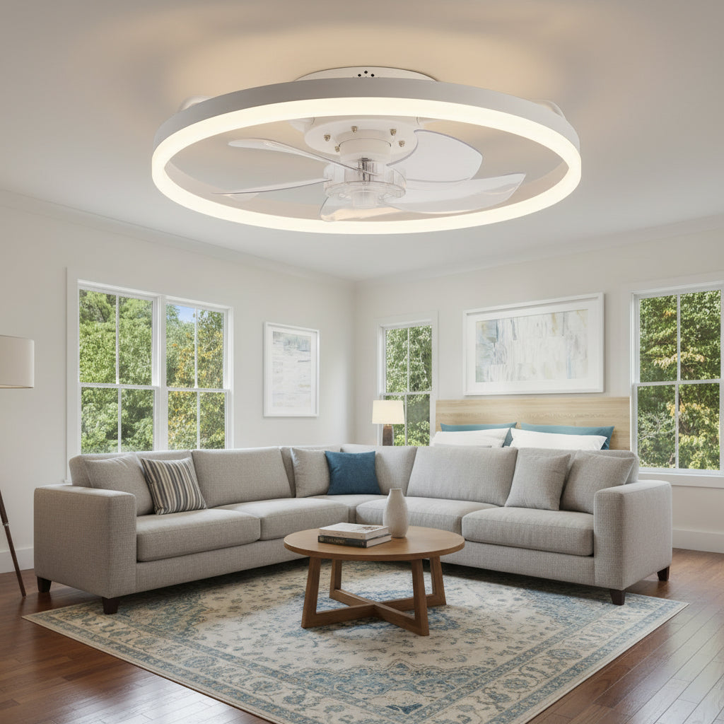 Ceiling Fan Light Modern LED Flush Mount - Image 7