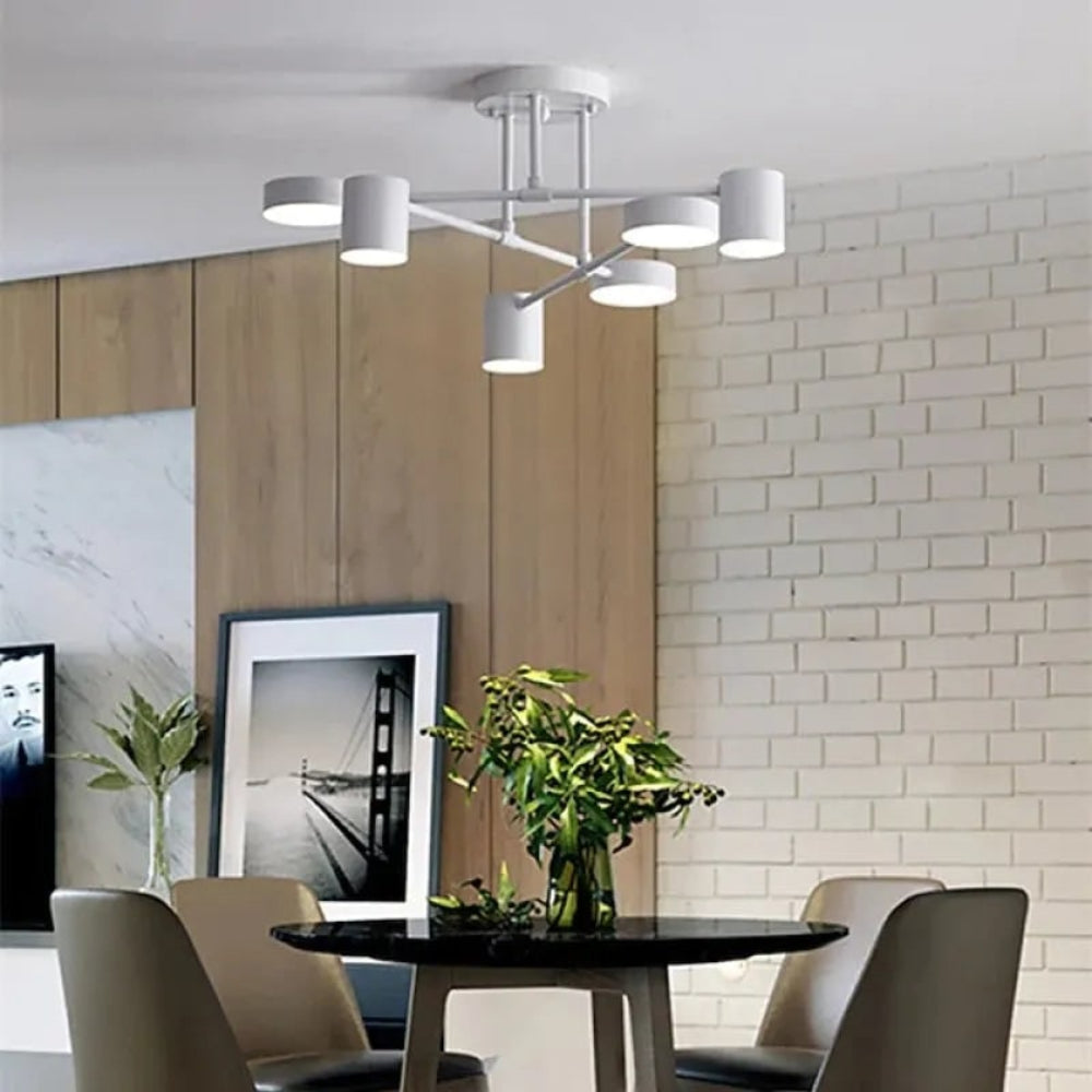 Ceiling Light Hanging Fixture Geometric Design Modern Look - Image 3