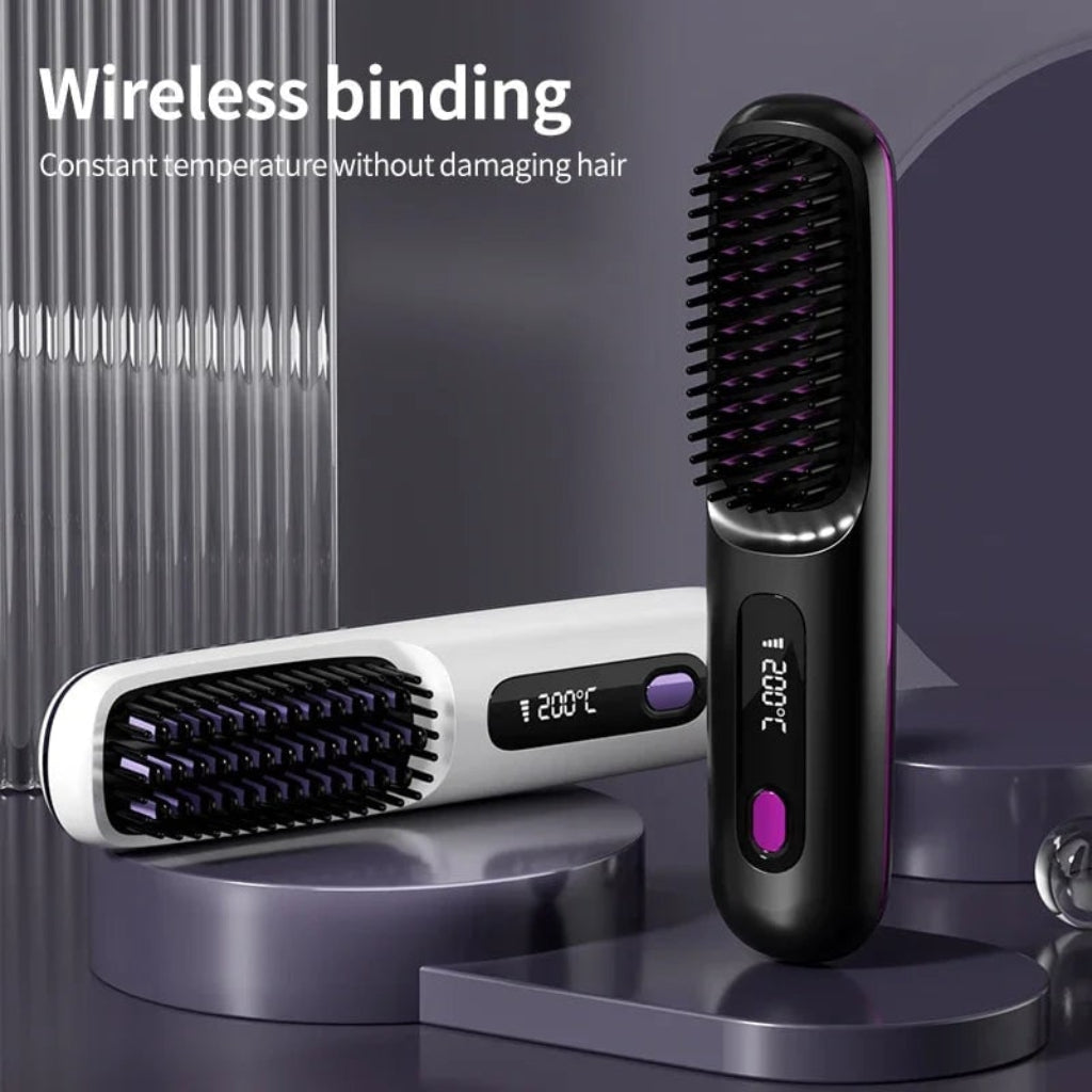 Ceramic Cordless Portable Hair Straightener Rechargable - Image 1