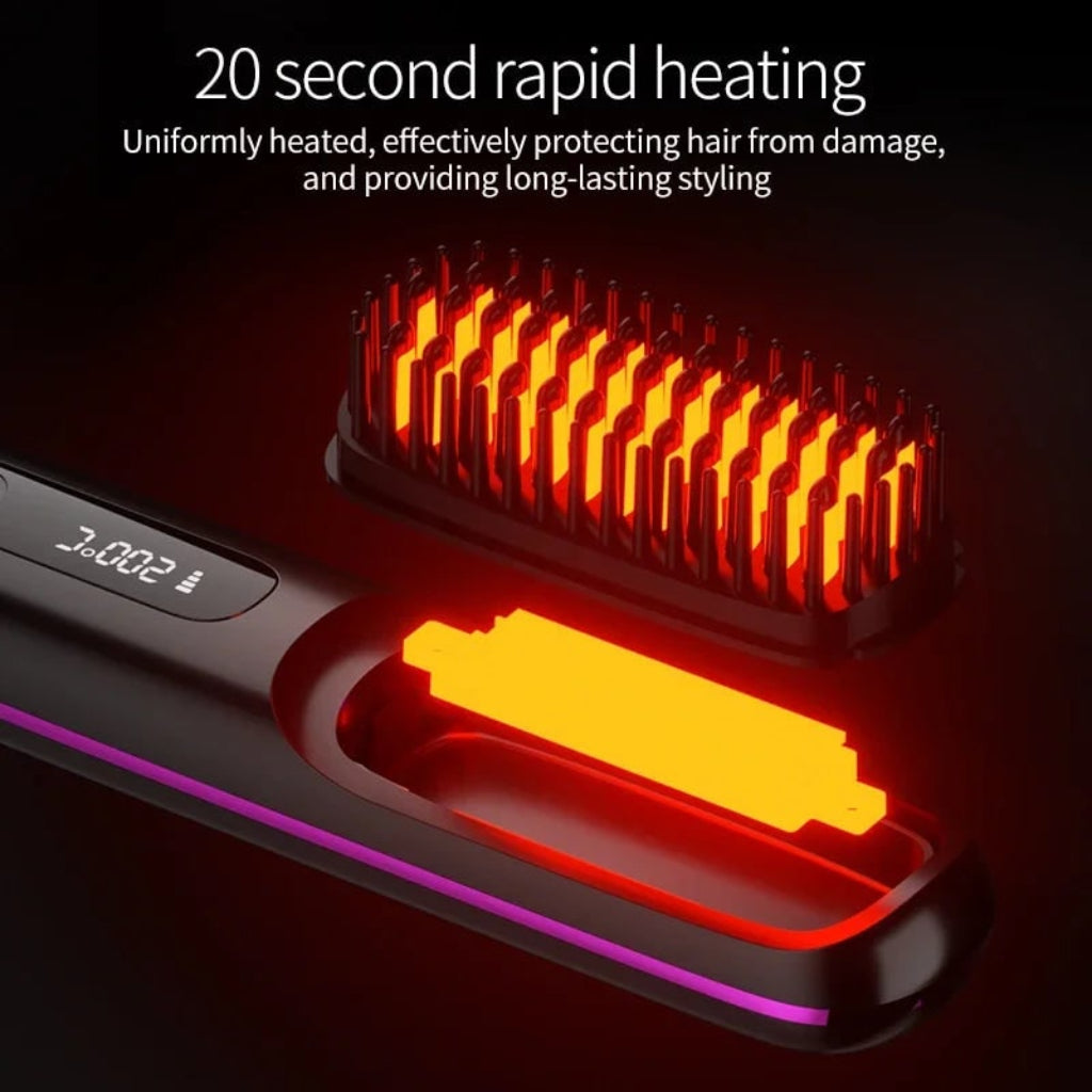 Ceramic Cordless Portable Hair Straightener Rechargable - Image 3