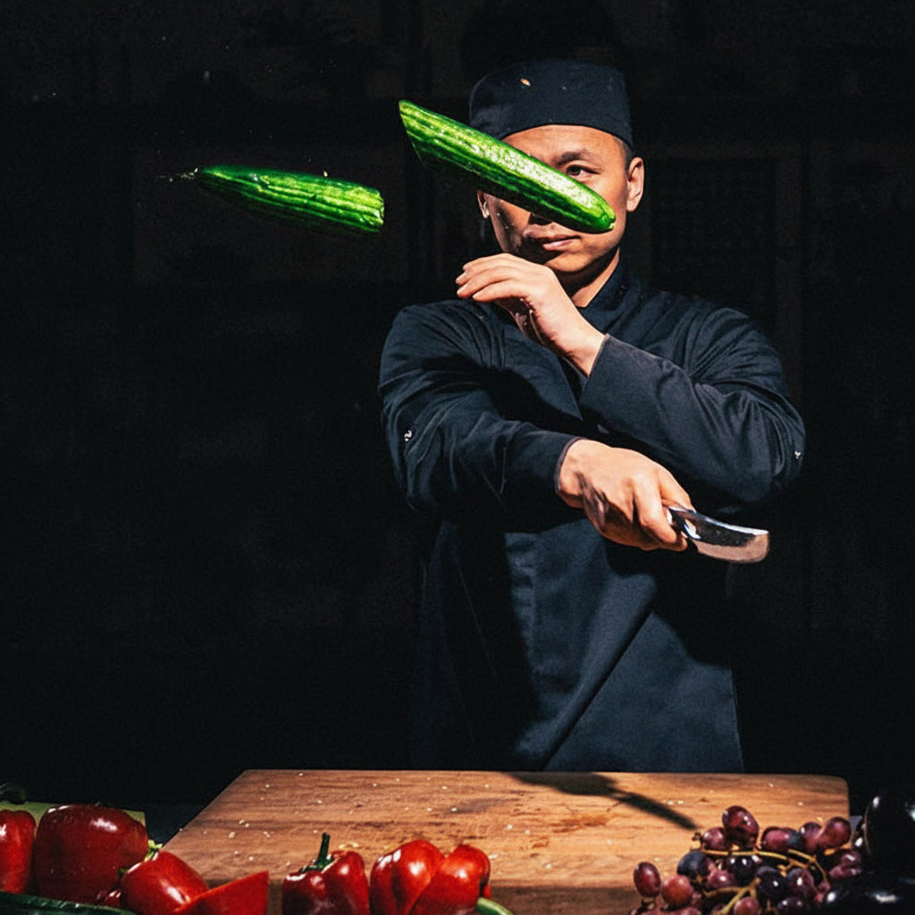 Chefs Kitchen Knife Precision Blade Design - Image 4