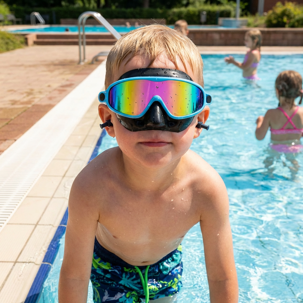 Children's Swim Goggles Anti Fog Adjustable Fit - Image 11