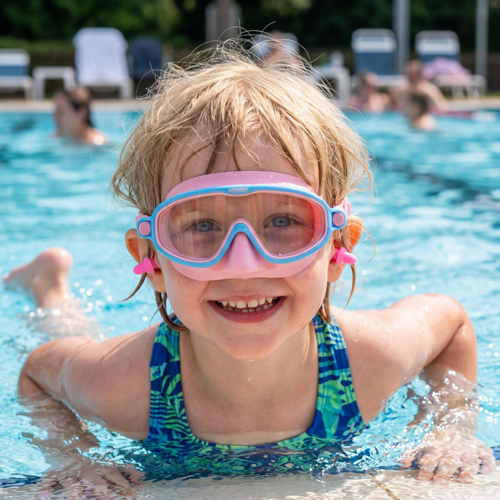 Children's Swim Goggles Anti Fog Adjustable Fit - Image 9