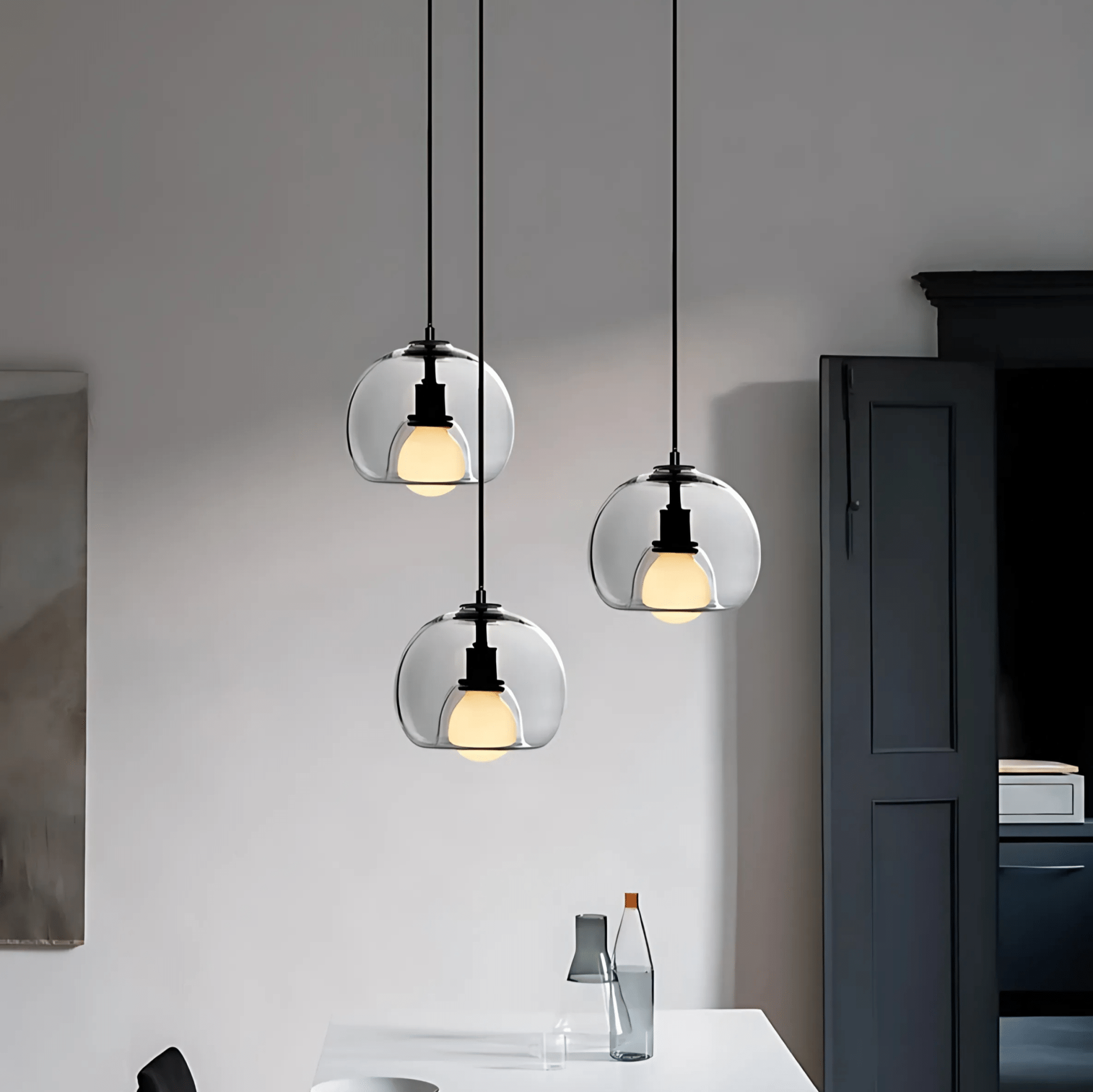 Clyde Glass Pendant Light | Modern Handblown Elegance