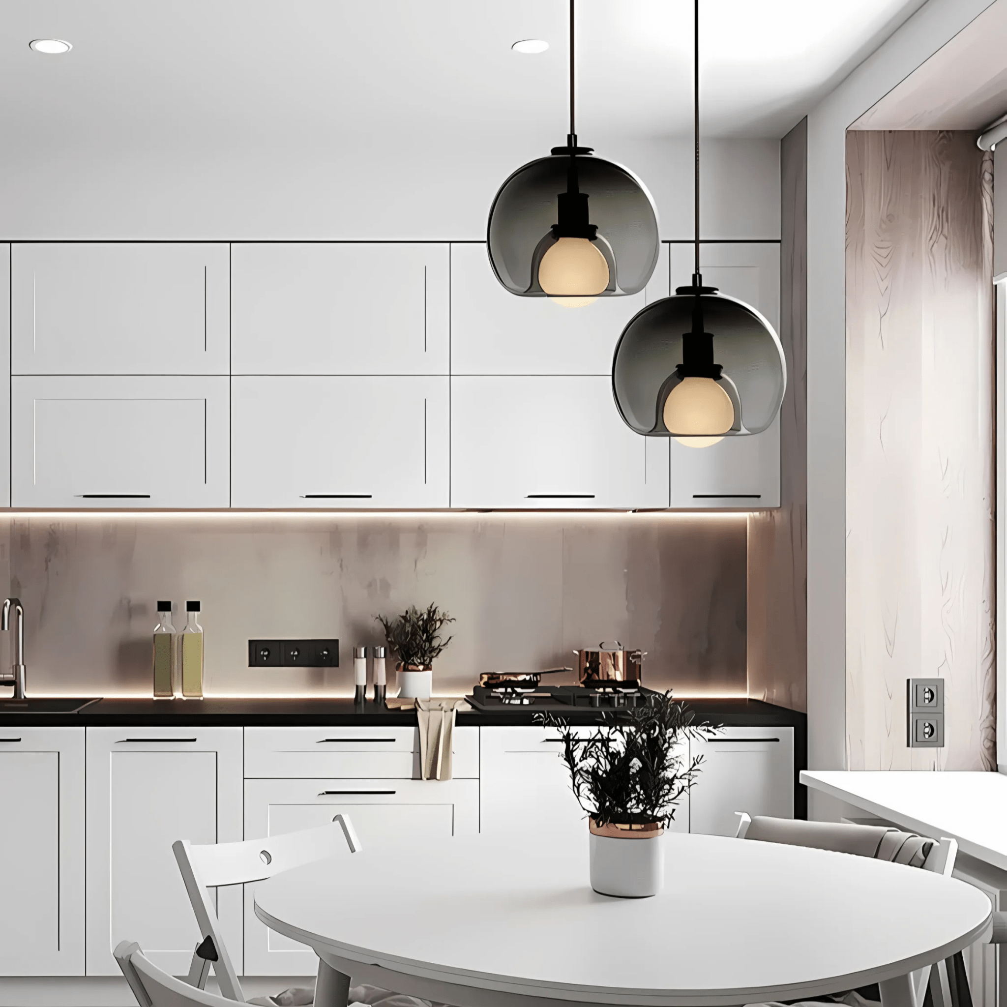 Clyde Glass Pendant Light | Modern Handblown Elegance