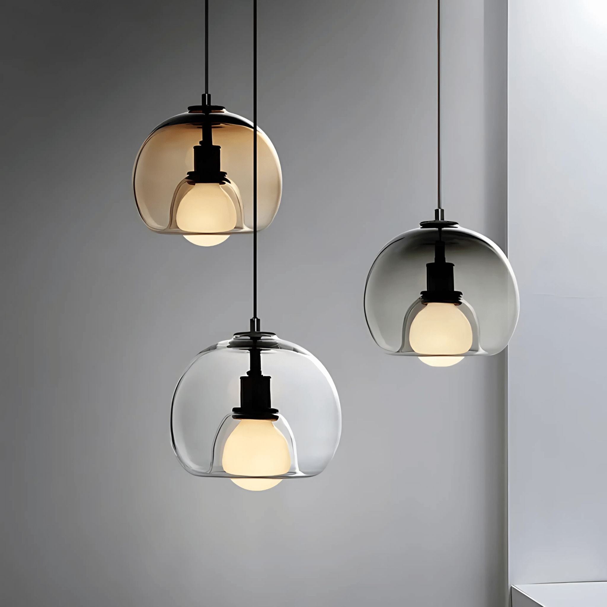 Clyde Glass Pendant Light | Modern Handblown Elegance