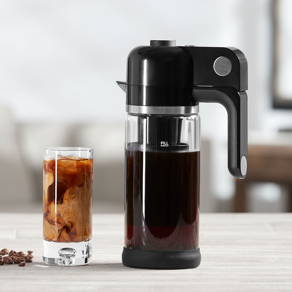 Cold Brew Coffee Maker Iced Glass Pitcher Filter - Image 1