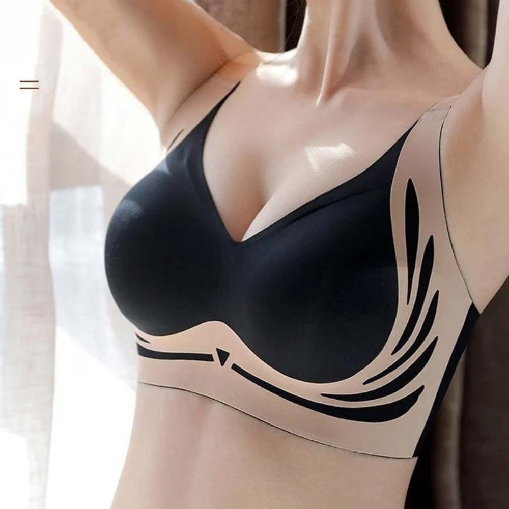 Comfortable Bra Wireless Push-Up Seamless Design - Image 1
