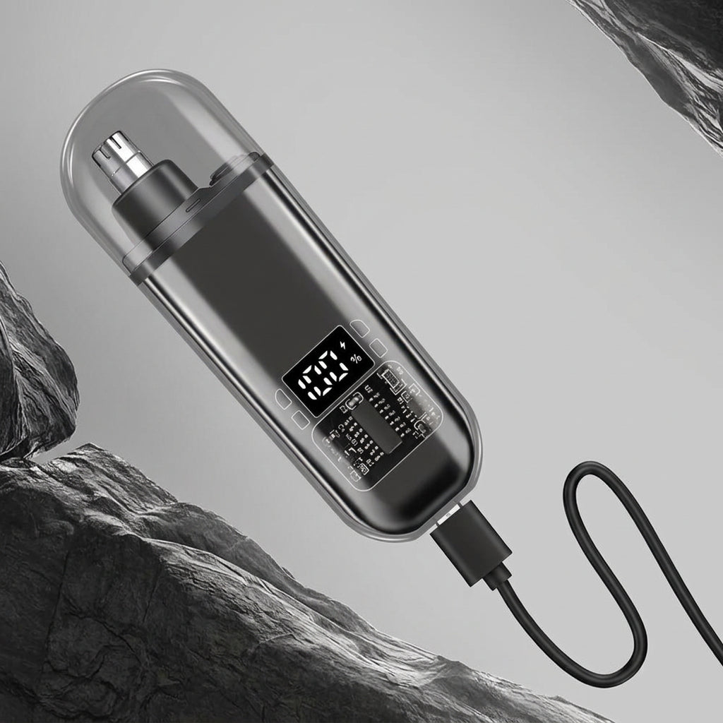 Compact Nose Hair Trimmer Gentle Portable Clip - Image 3