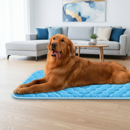 Cooling Dog Mat Self-Cooling Portable Pet Bed - Image 1