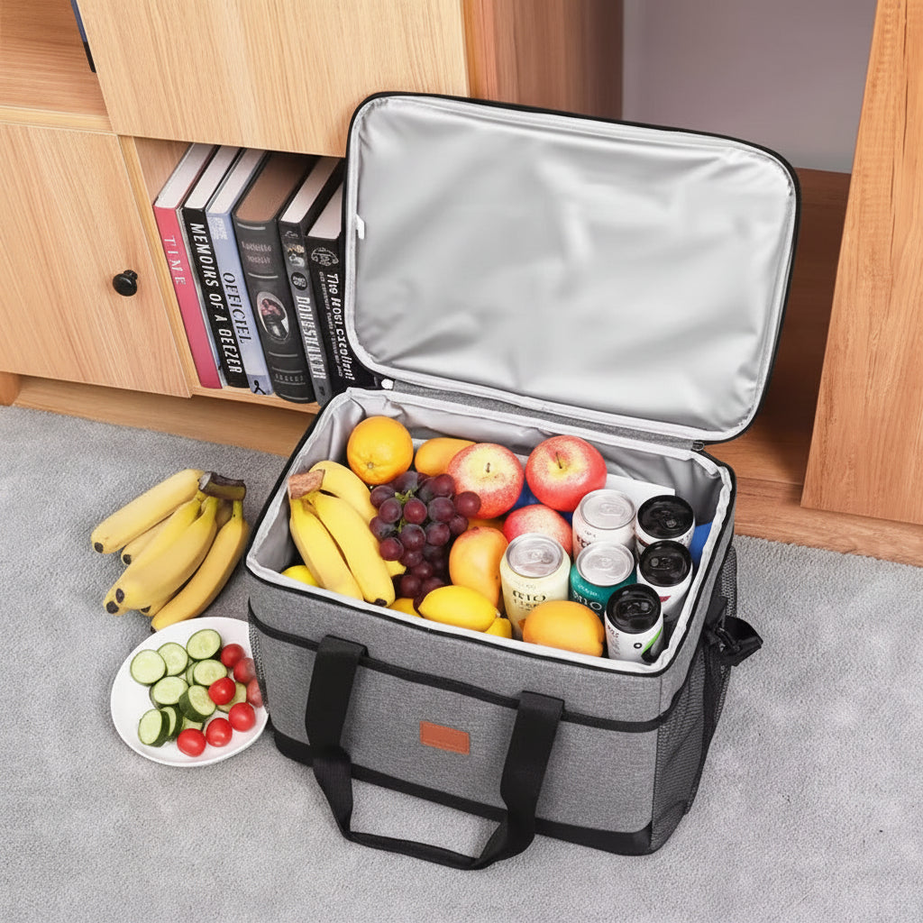 Cooling Insulated Cooler Bag Zippered - Image 2