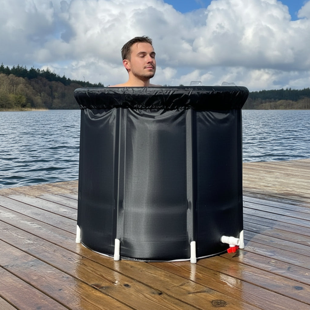 Cooling Portable Ice Bath Foldable Insulated Tub - Image 2