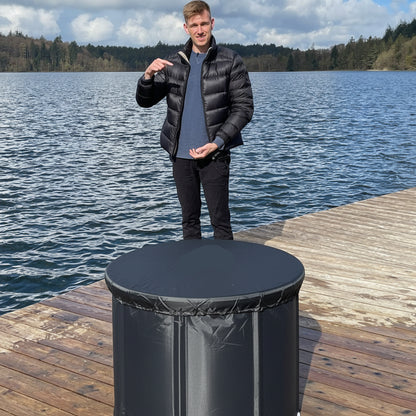 Cooling Portable Ice Bath Foldable Insulated Tub - Image 5