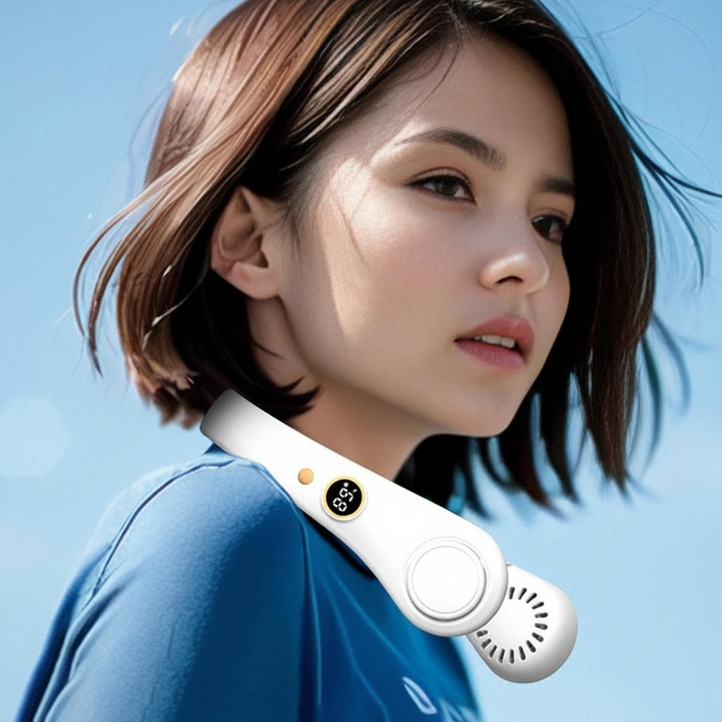 Cooling Portable Neck Fan Personal Wearable Fan - Image 2