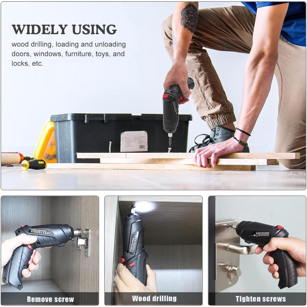 Cordless Drill Power Drill Electric Screwdriver Compact Design - Image 2