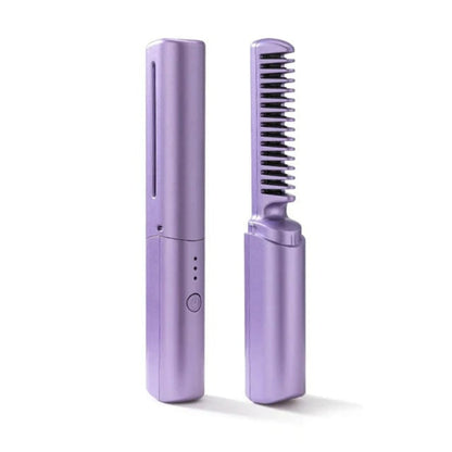 Cordless Portable Hair Straightener Travel Mini Styling - Image 8