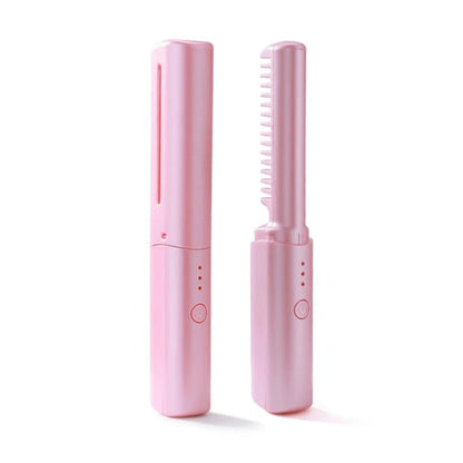 Cordless Portable Hair Straightener Travel Mini Styling - Image 9