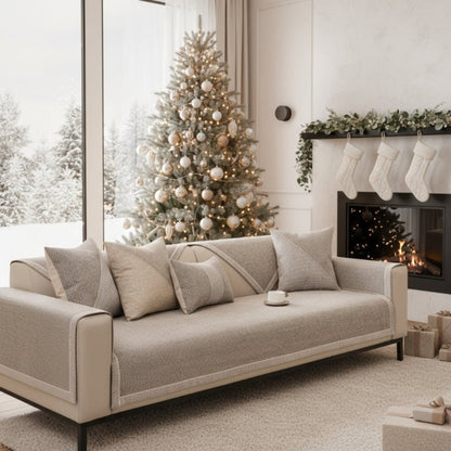 Cotton Sofa Cover Protector Furniture Non Slip - Image 1