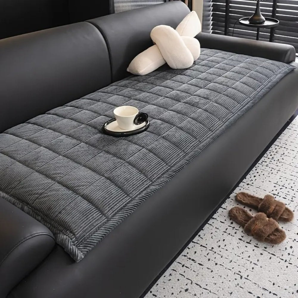 Couch Cover Sofa Cover Quilted Design Furniture Protector - Image 2